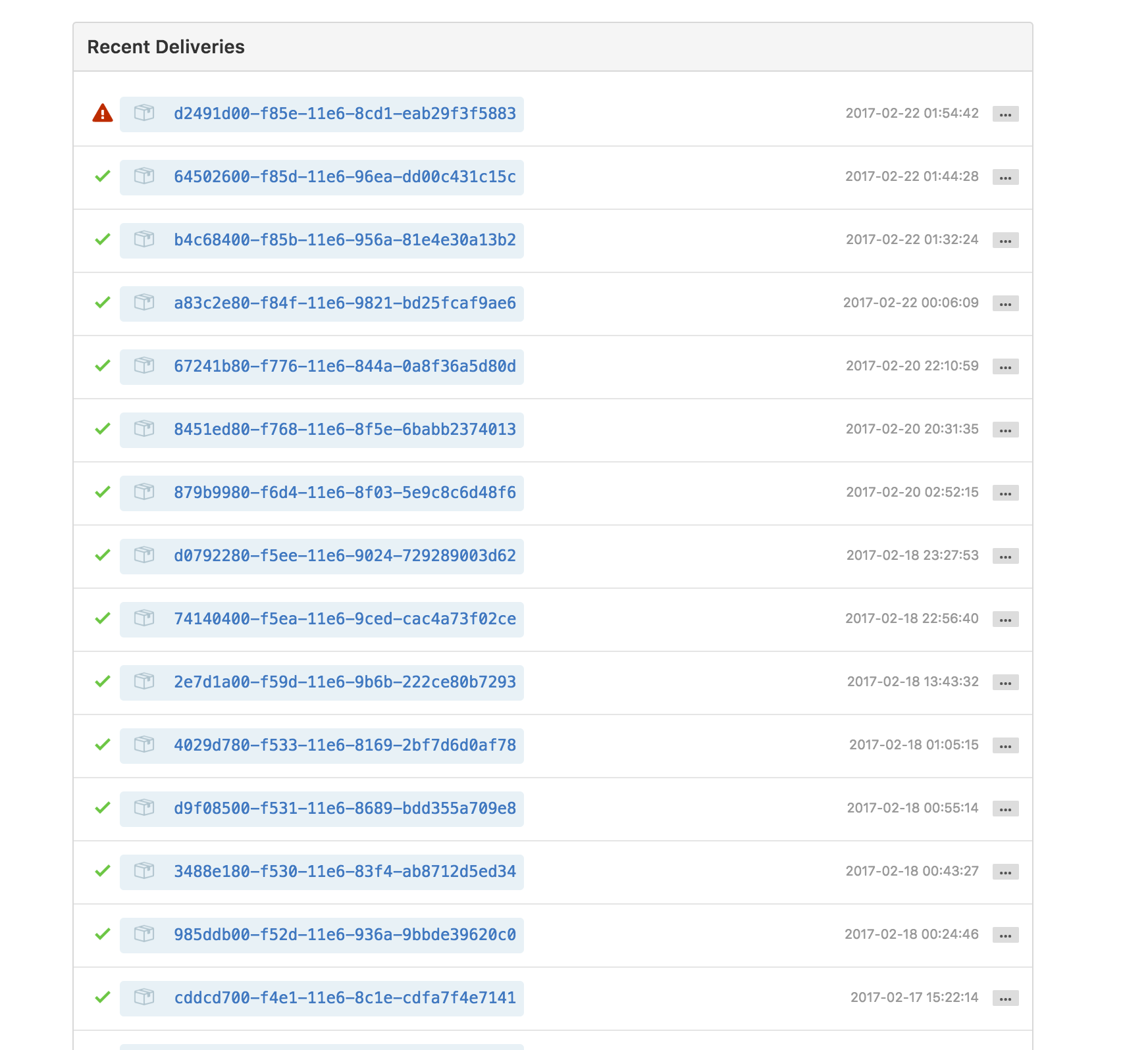 Webhook 作业记录