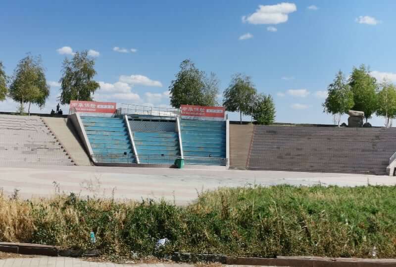 五家渠的郁金香广场