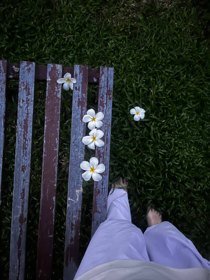 当晚我在湖边静坐